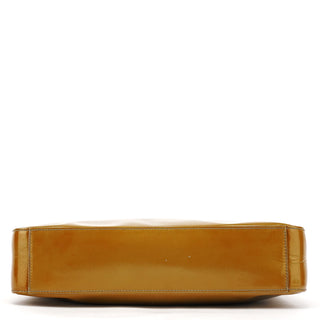 Prada 1998 Yellow Patent Leather Asim Shoulder Bag