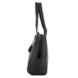 Prada 1999 Anthracite Canvas Keylock Tote Bag
