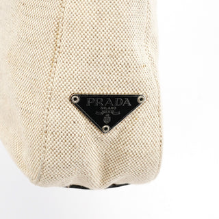 Prada 1999 Beige Canapa Sport Shoulder Bag