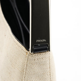 Prada 1999 Beige Canapa Sport Shoulder Bag