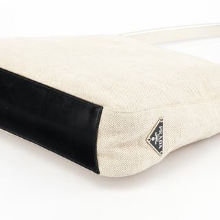 Prada 1999 Beige Canapa Sport Shoulder Bag
