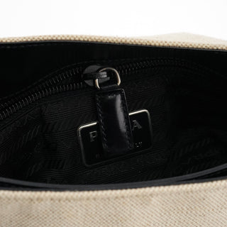 Prada 1999 Beige Canapa Sport Shoulder Bag