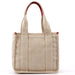 Prada 1999 Beige Red Canapa Sport Tote