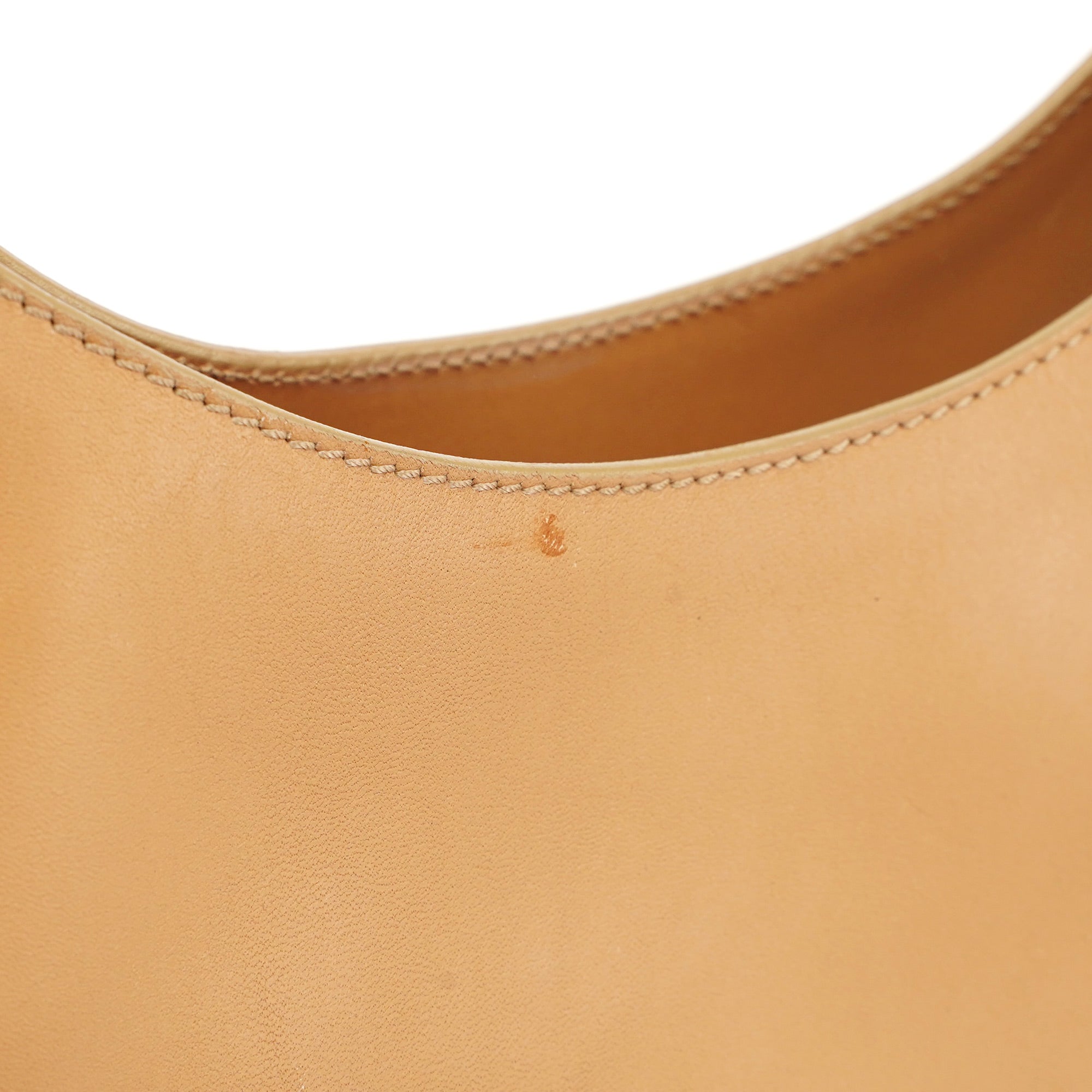 Prada 1999 Beige Vitello Basic Hobo Shoulder Bag