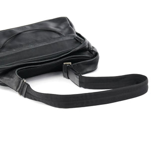 Prada 1999 Black Calfskin Crossbody Messenger Bag