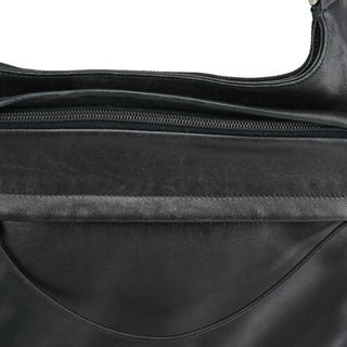 Prada 1999 Black Calfskin Crossbody Messenger Bag