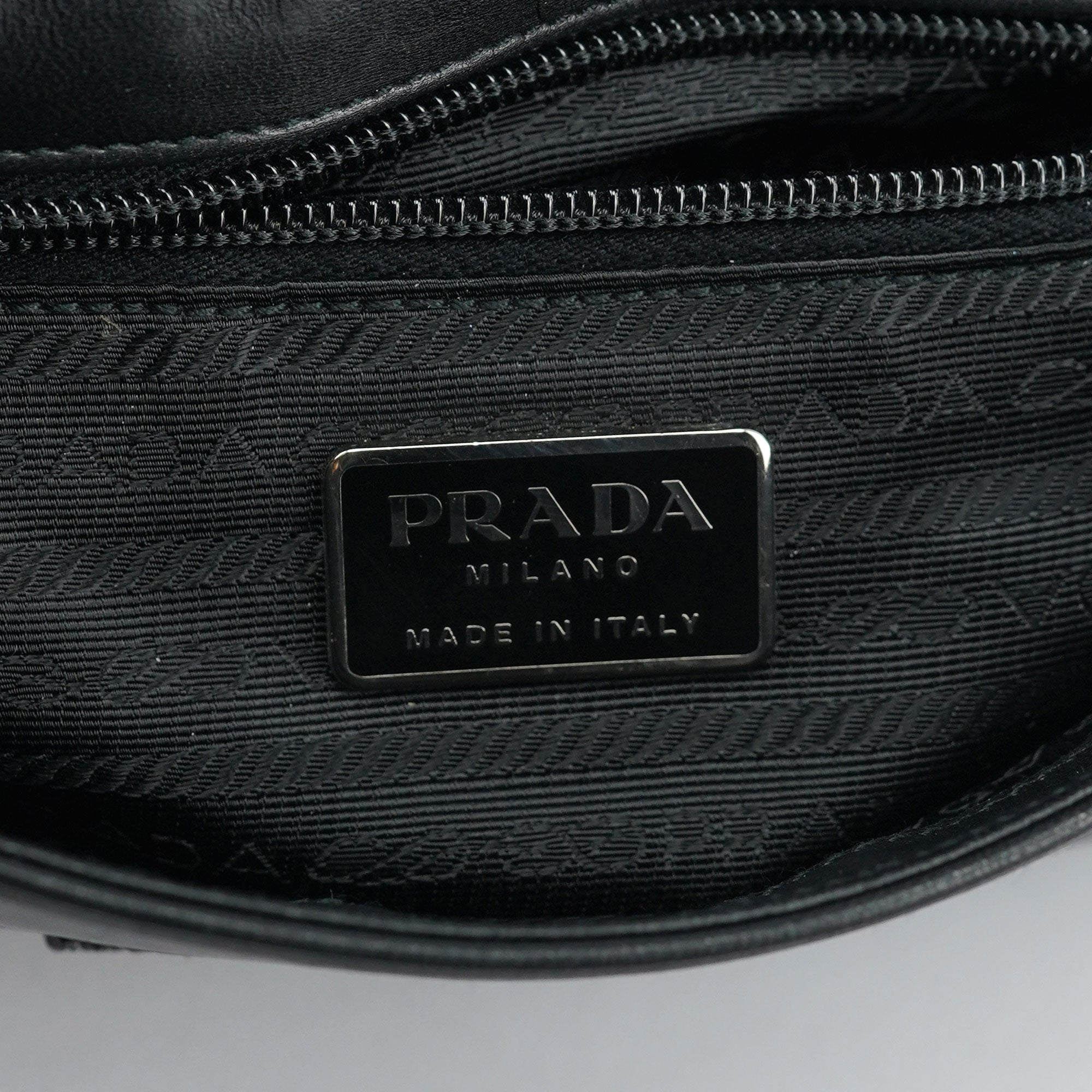 Prada 1999 Black Calfskin Sport Shoulder Bag