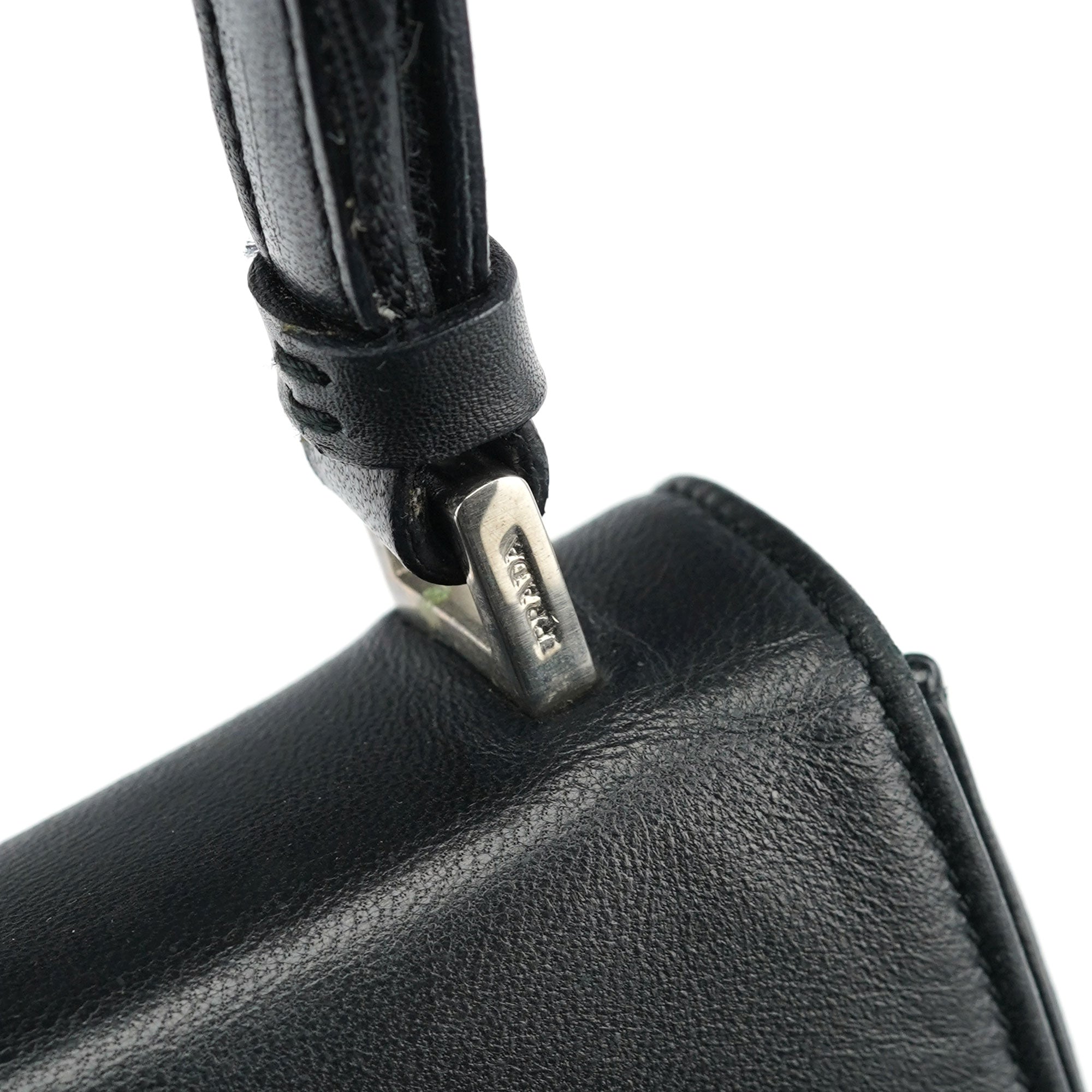 Prada 1999 Black Calfskin Sport Shoulder Bag