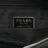 Prada 1999 Black Dark Green Wool Leather Bowling Bag