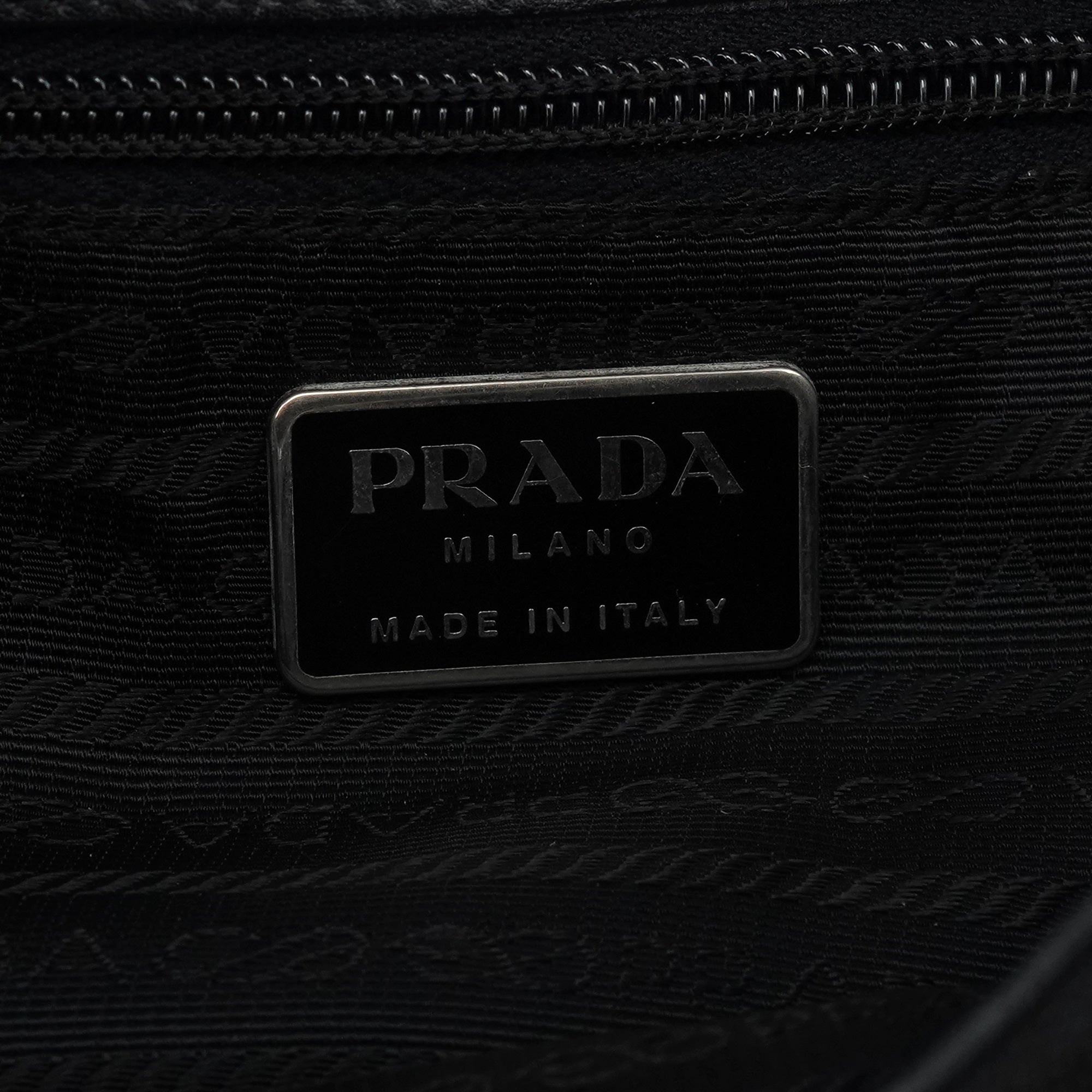 Prada 1999 Black Nylon Mesh Sport Shoulder Bag