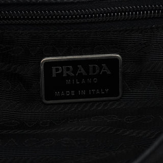 Prada 1999 Black Nylon Mesh Sport Shoulder Bag
