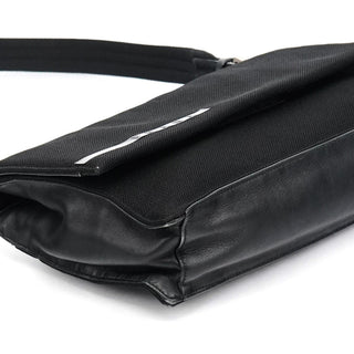 Prada 1999 Black Nylon Mesh Sport Shoulder Bag