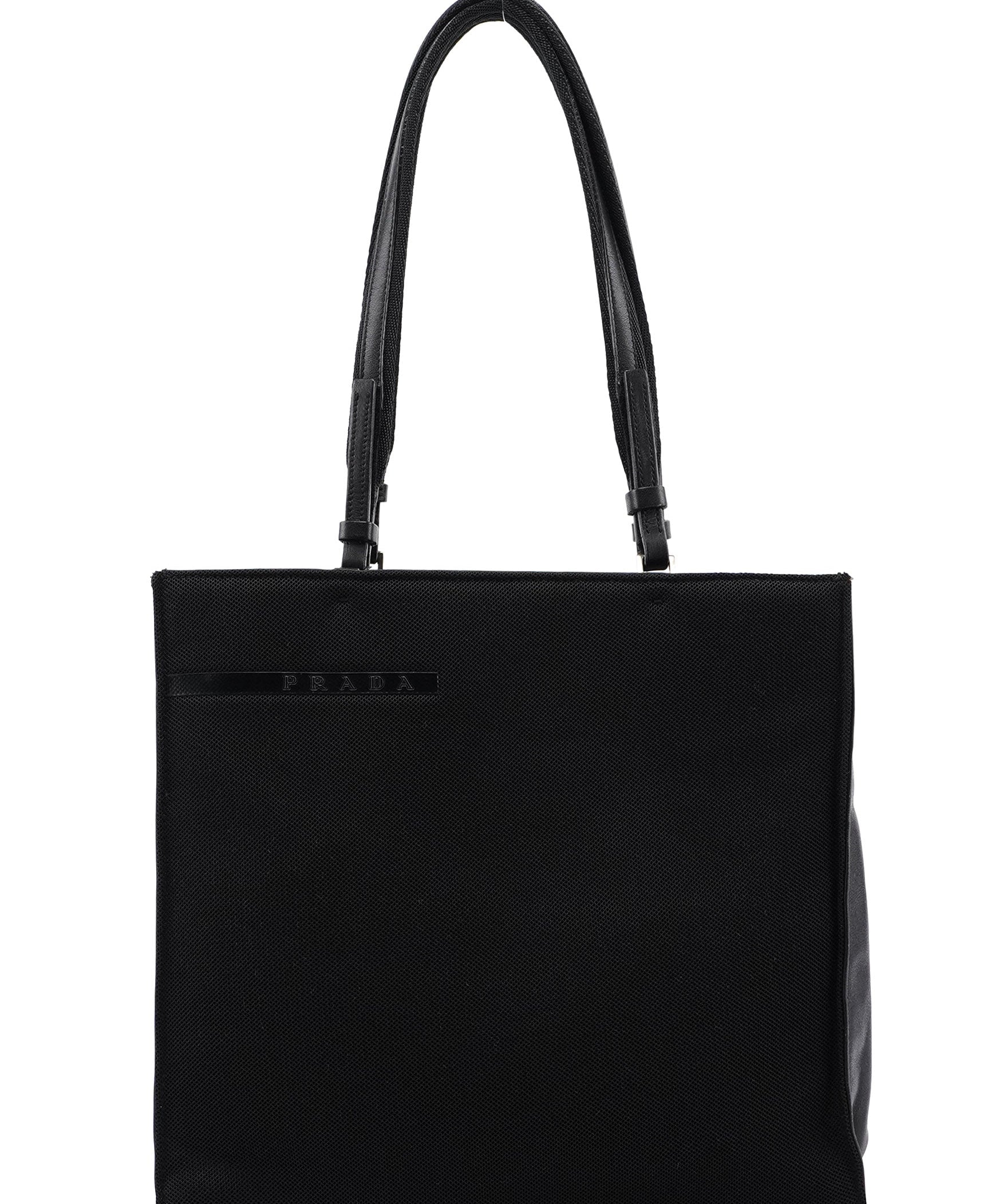 Prada 1999 Black Tessuto Sport Tote Bag