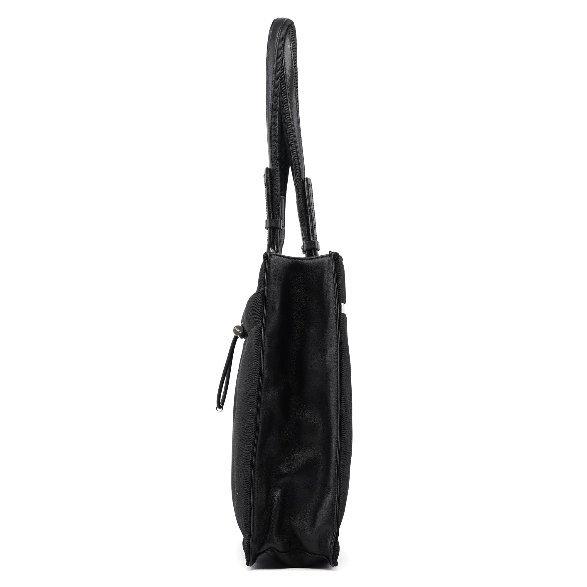 Prada 1999 Black Tessuto Sport Tote Bag