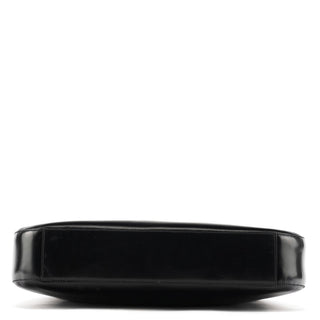 Prada 1999 Black Vitello Metallo Shoulder Bag