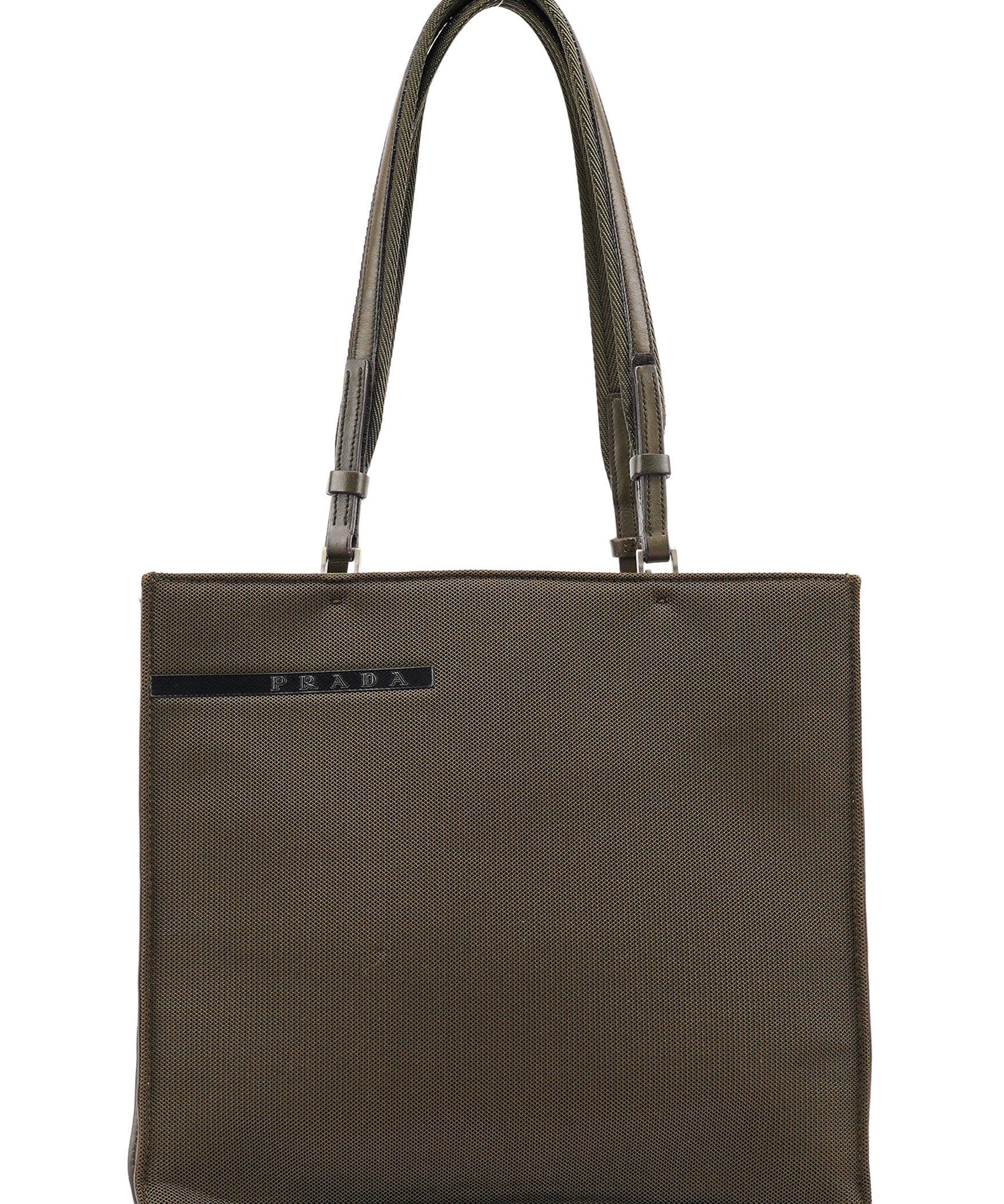Prada 1999 Green Mesh Sport Tote Bag