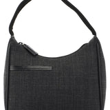Prada 1999 Grey Canvas Mini Hobo