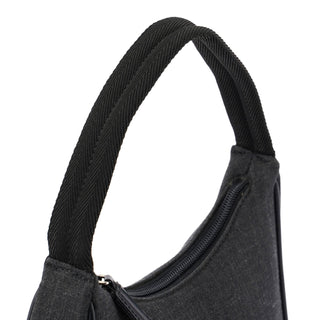 Prada 1999 Grey Canvas Mini Hobo