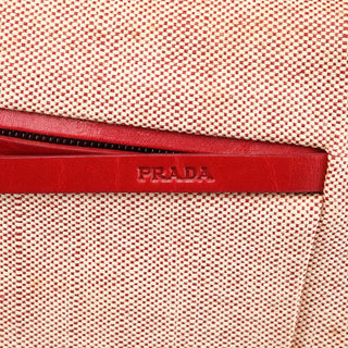 Prada 1999 Pink Canvas Canada Crossbody Bag