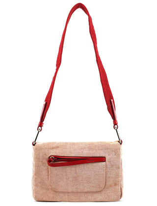 Prada 1999 Pink Canvas Canada Crossbody Bag