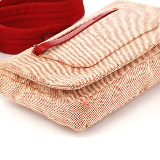 Prada 1999 Pink Canvas Canada Crossbody Bag