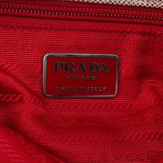 Prada 1999 Pink Canvas Canada Crossbody Bag