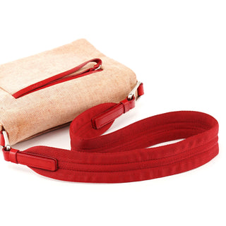 Prada 1999 Pink Canvas Canada Crossbody Bag