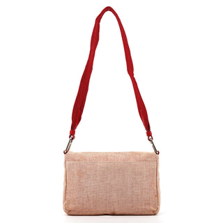 Prada 1999 Pink Canvas Canada Crossbody Bag