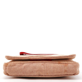 Prada 1999 Pink Canvas Canada Crossbody Bag