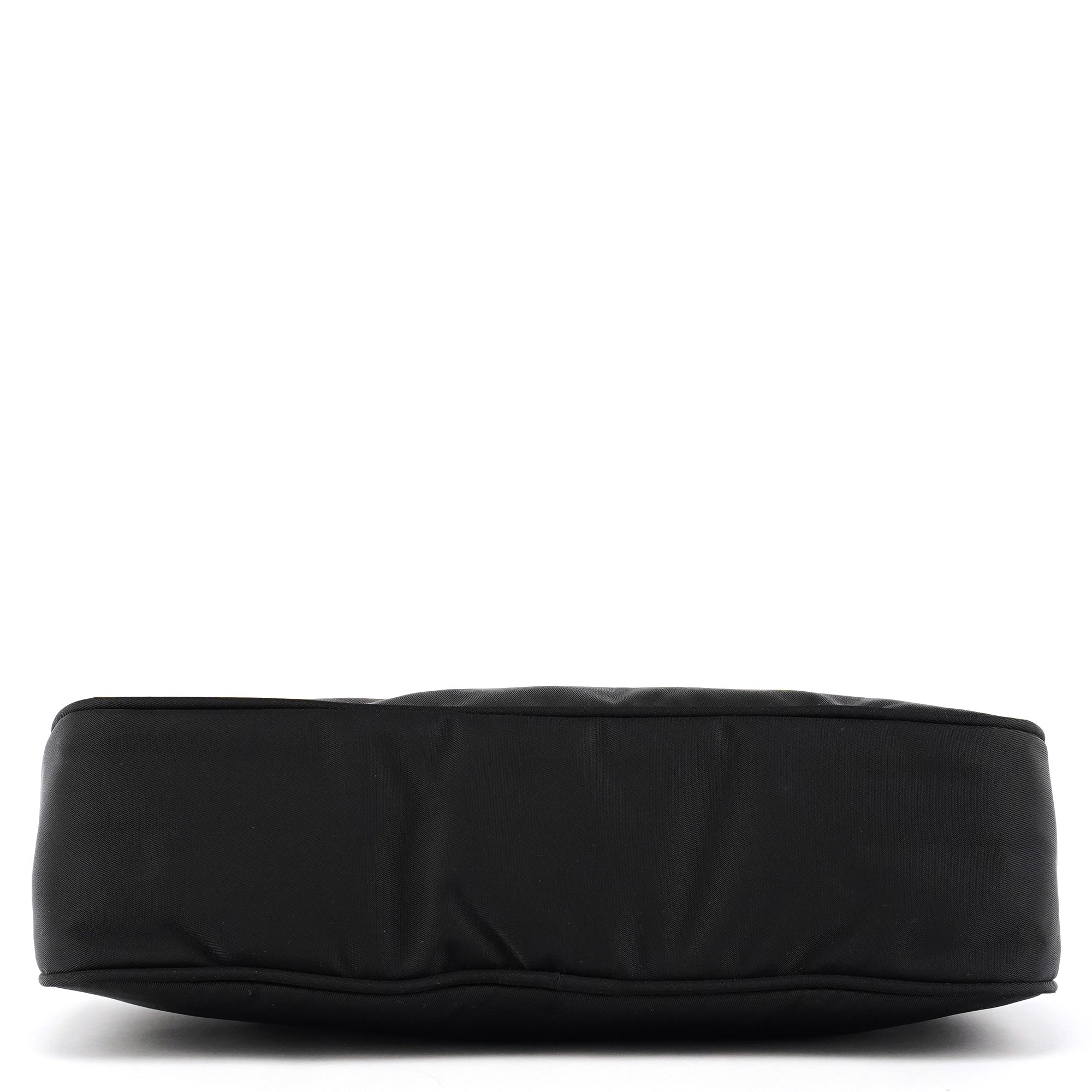 Prada 2000 Black Tessuto Nylon Mini Hobo Shoulder Bag
