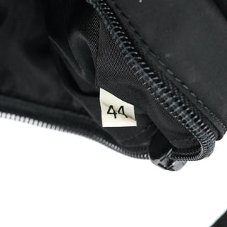 Prada 2002 Black Tessuto Nylon Mini Hobo Bag