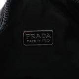 Prada 2002 Black Tessuto Nylon Mini Hobo Bag