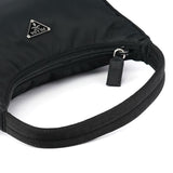 Prada 2002 Black Tessuto Nylon Mini Hobo Bag