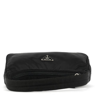 Prada 2002 Black Tessuto Nylon Mini Hobo Bag