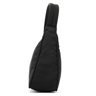 Prada 2002 Black Tessuto Nylon Mini Hobo Bag