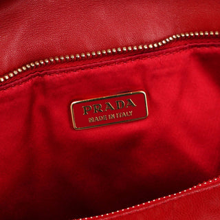 Prada 5317. Prada Red Leather Shoulder Bag