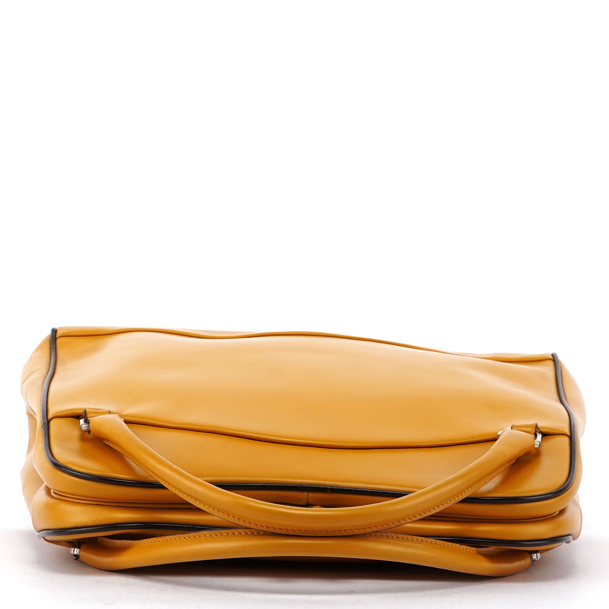 Prada 5318. Prada Yellow Leather Handbag