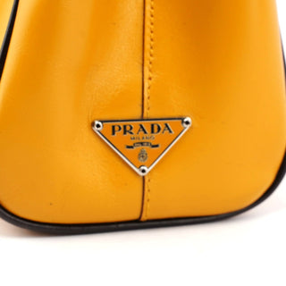 Prada 5318. Prada Yellow Leather Handbag