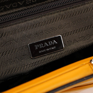 Prada 5318. Prada Yellow Leather Handbag