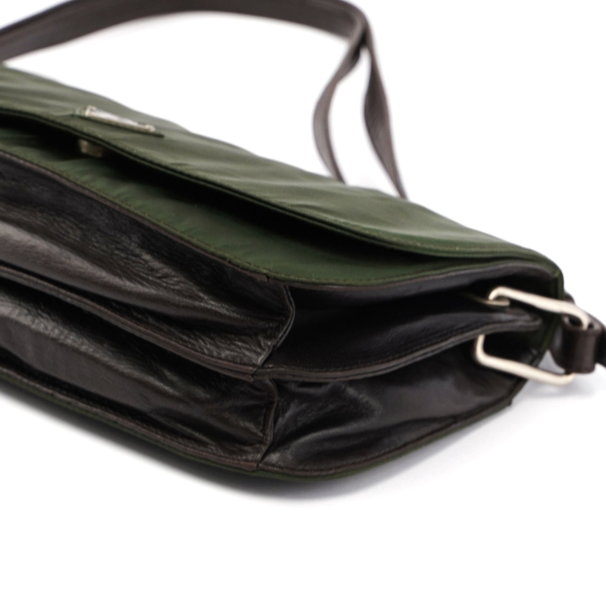 Prada 5340. Prada Green Tessuto Shoulder Bag