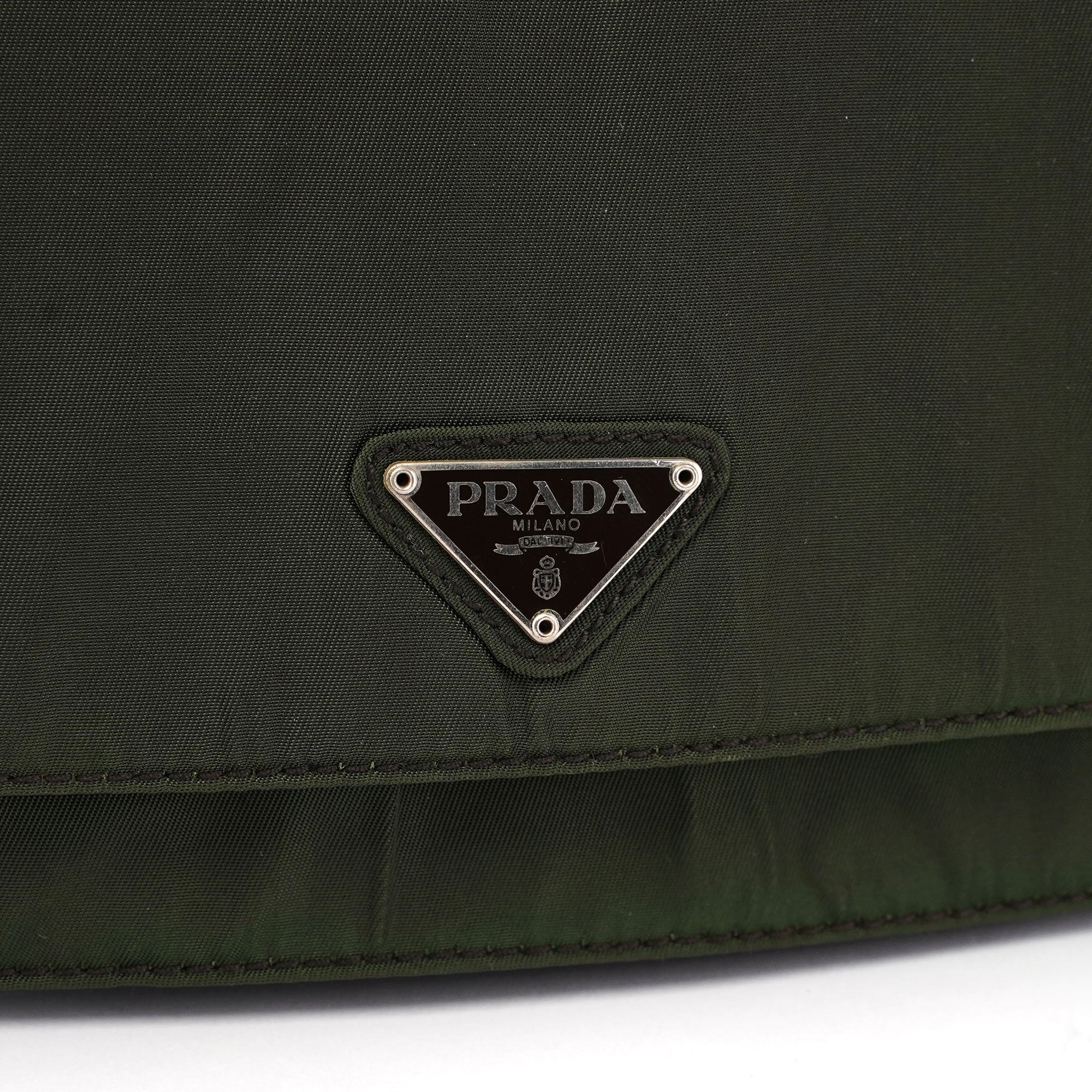 Prada 5340. Prada Green Tessuto Shoulder Bag