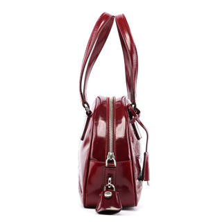 Prada 5347. Prada Red Patent Leather Stamped Tote