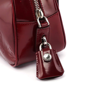 Prada 5347. Prada Red Patent Leather Stamped Tote