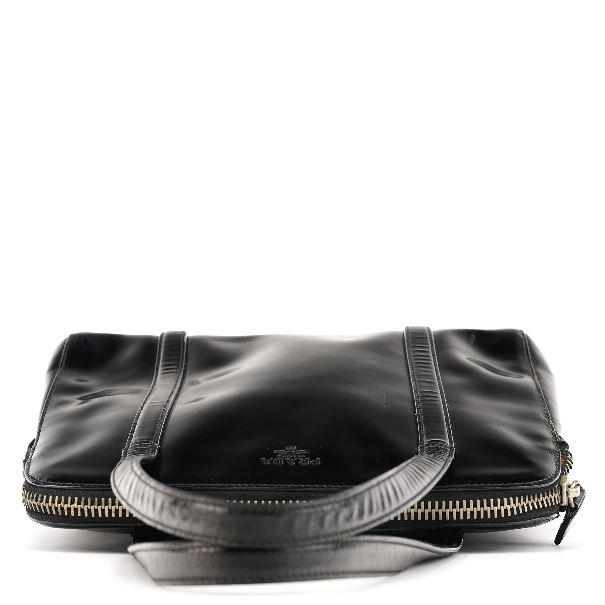Prada 1995 Black Spazzolato Sport Tote Bag – Rediscover Vintage