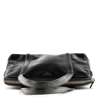 Prada 7256 Black Patent Leather Tote Bag