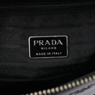 Prada 7256 Black Patent Leather Tote Bag