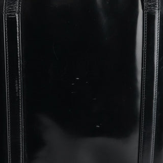 Prada 7256 Black Patent Leather Tote Bag