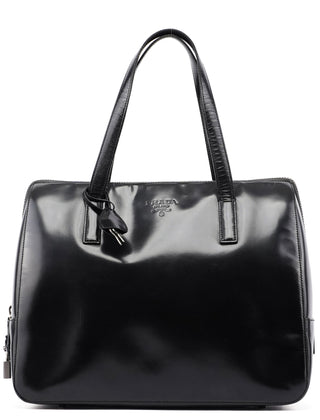 Prada Anthracite Gradient Spazzolato Tote Bag