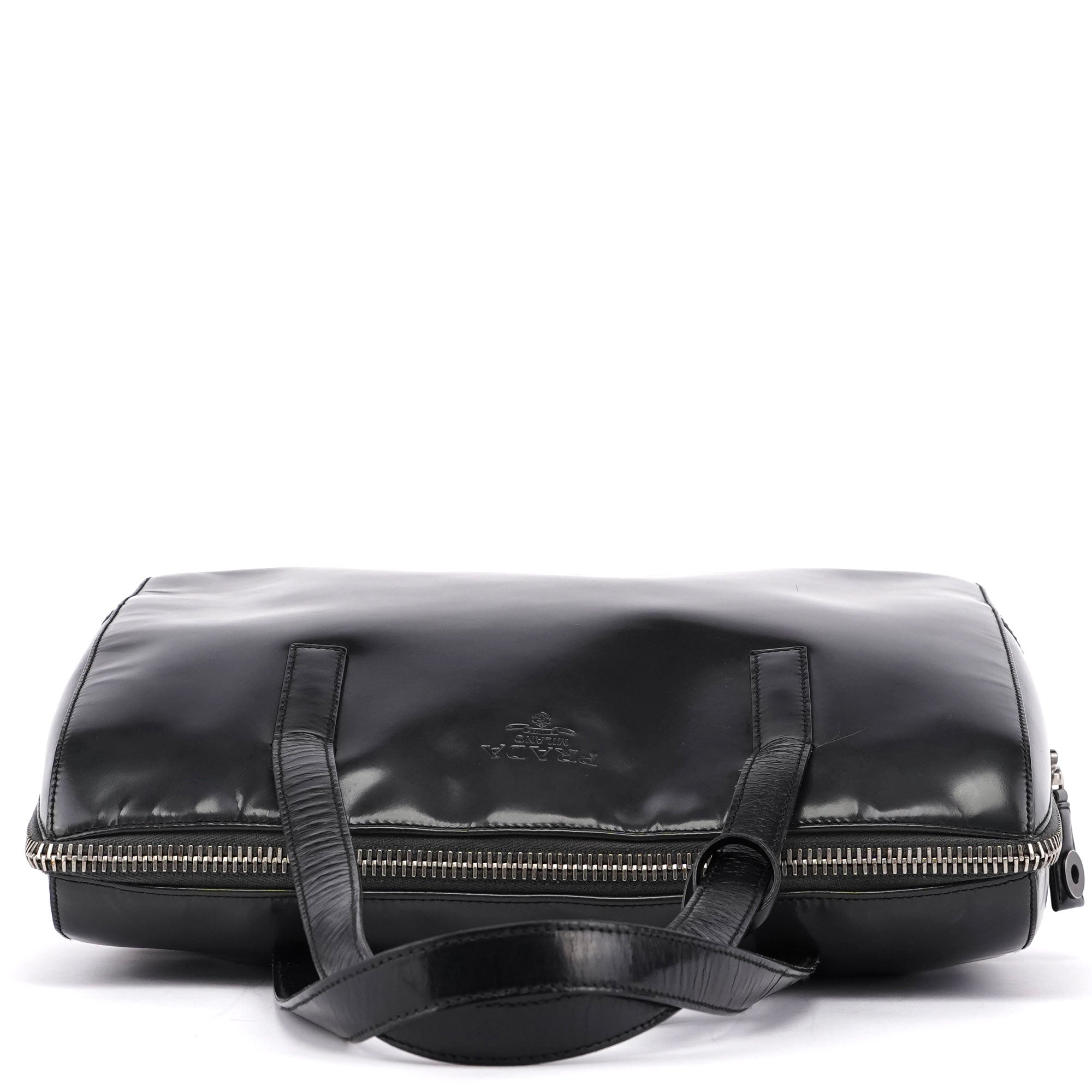 Prada Anthracite Gradient Spazzolato Tote Bag