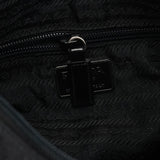 Prada Anthracite Nylon Hobo Shoulder Bag